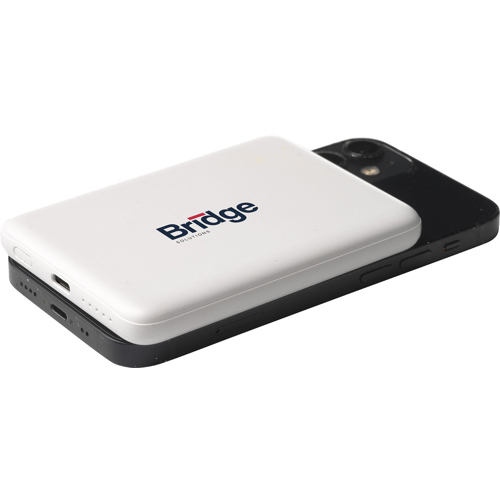 Recycled Magnetic Power Bank (5,000mAh) GRS Certified