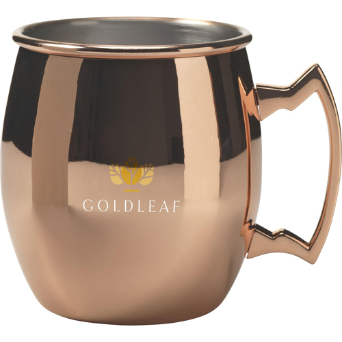 Recycled Copper Coloured Stainless Steel Cocktail Mug (400ml)