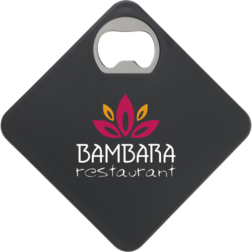 Square Coaster & Bottle Opener