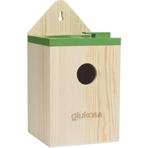 Wooden Bird House 100% Certified Pine Wood - Custom Logo