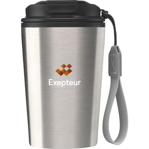Wooosh Recycled Stainless Steel Branded Varga Travel Mug (400ml)