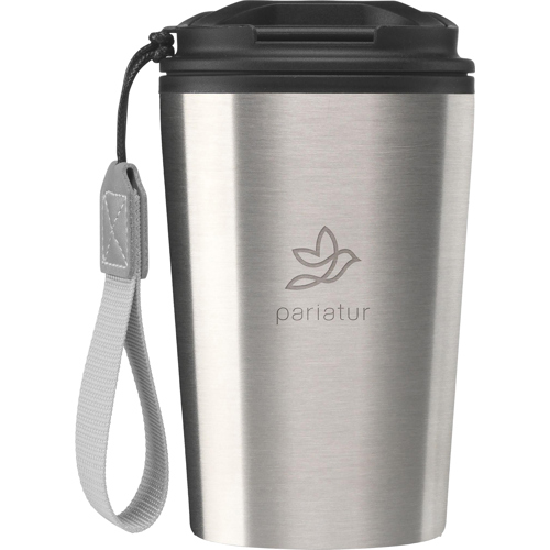 Wooosh Recycled Stainless Steel Branded Varga Travel Mug (400ml)