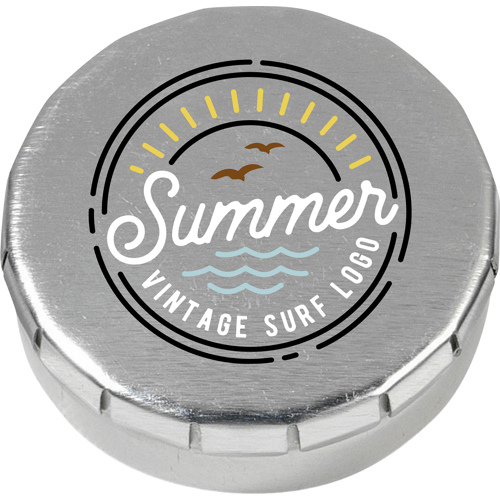 Promotional Mini Click Tin With Mints