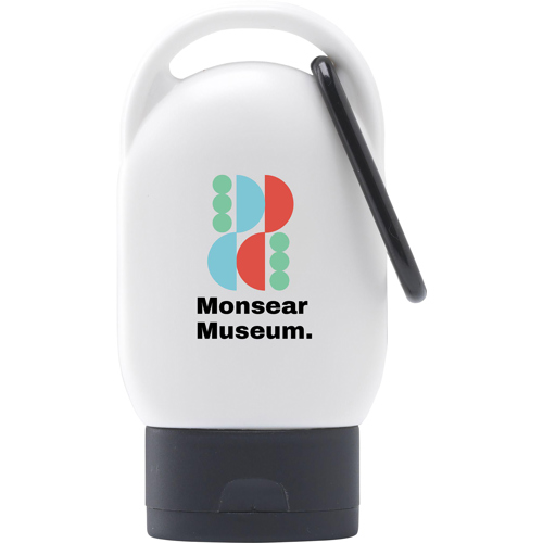 Promotional Sun Lotion (SPF30) Plastic Bottle With Metal Carabiner