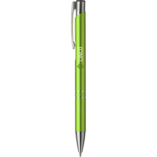 Promotional Matte Satin Aluminium Ballpen Push Button