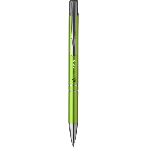 Promotional Matte Satin Aluminium Ballpen Push Button