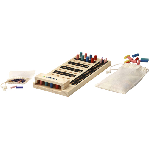 FSC 100% Bamboo Brain Buster Game - Printed Cotton Pouch