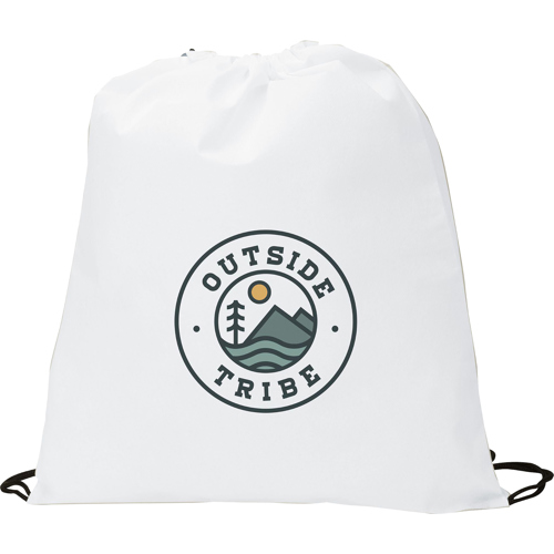 Recycled Non-woven Drawstring School Backpack GRS Certified