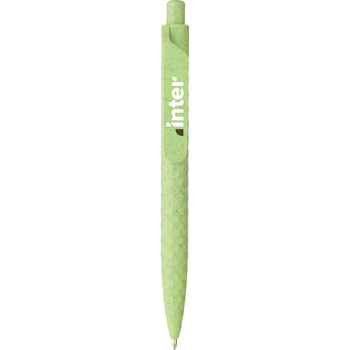 Promotional Push Button Wheat Straw Ballpen