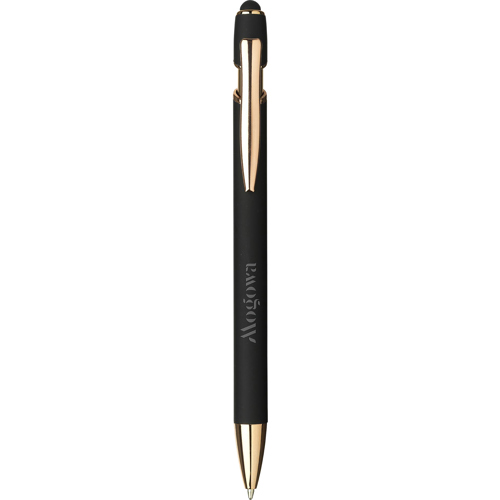 Luca Recycled AluminiumCopper Soft Touch Ballpen Made In Europe