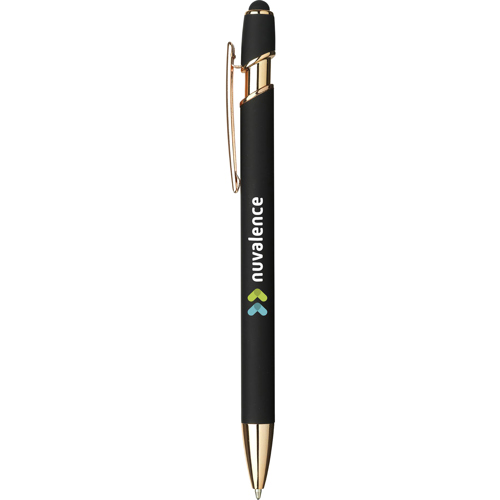 Luca Recycled AluminiumCopper Soft Touch Ballpen Made In Europe