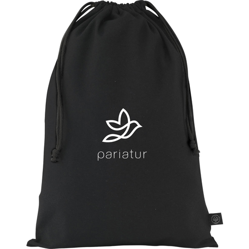 Branded Recycled Cotton Gift Pouch (150gsm/4.42oz) GRS Certified