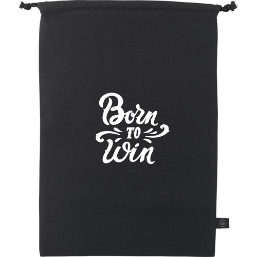 Branded Recycled Cotton Gift Pouch (150gsm/4.42oz) GRS Certified