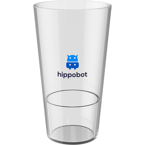 Custom HappyGlass Mister Vincent Plastic Beer Glass (330ml)