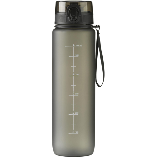 Branded Leak Proof Transparent Bottle With Measurements (1000ml) Drinking Spout