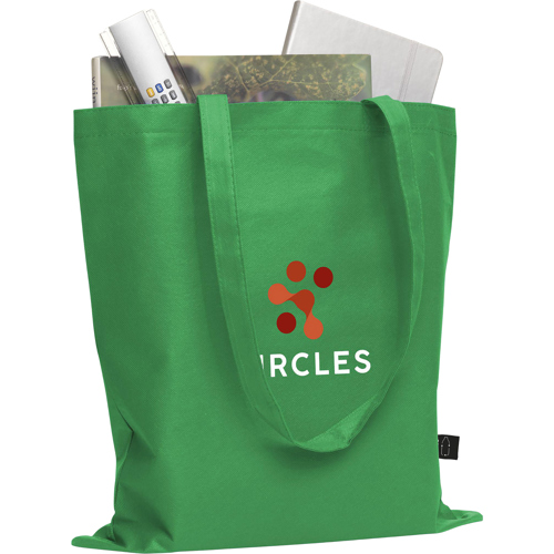 Promotional Non Woven Polyester Shopping Bag (80gsm/2.36oz) Recycled GRS Certified