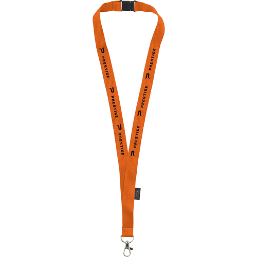 Promotional Conference RPET Lanyard Carabiner and Safety Clip