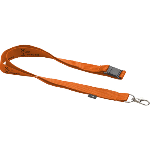 Promotional Conference RPET Lanyard Carabiner and Safety Clip