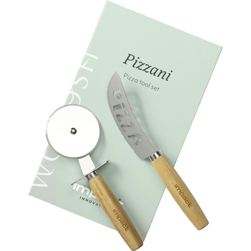 Wooosh Pizzani Pizza Tool Set Beechwod Handles