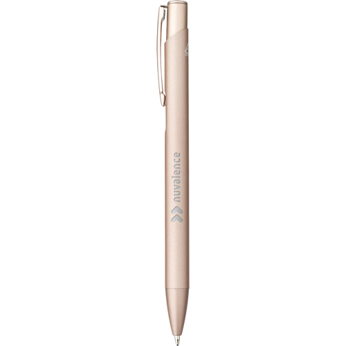 100% Recycled Matt Aluminium Ballpen Custom Logo