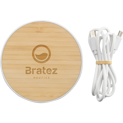 Bamboo 15W Wireless Fast Charger RSC Certified