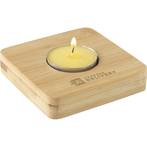 Wooden 100% FSC Certified Bamboo Tea Light Candle Holder