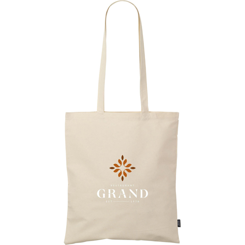 Promotional Recycled Cotton Shopper (140 Gsm/4.12oz) GRS Certified 