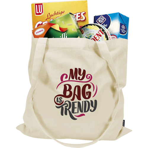 Promotional Recycled Cotton Shopper (140 Gsm/4.12oz) GRS Certified 