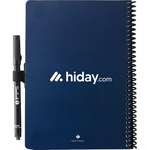 Bambook Notebook With Dot Grid Paper & Pen Loop (approx. A5)