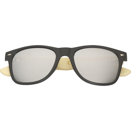 Printed Sunglasses With Bamboo Arms UV 400