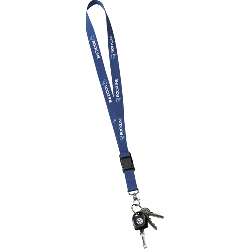 Promotional Polyester Woven Lanyard Carabiner Hook