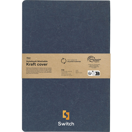 Recycled Notebook (approx. A5) GRS Certified Custom Logo