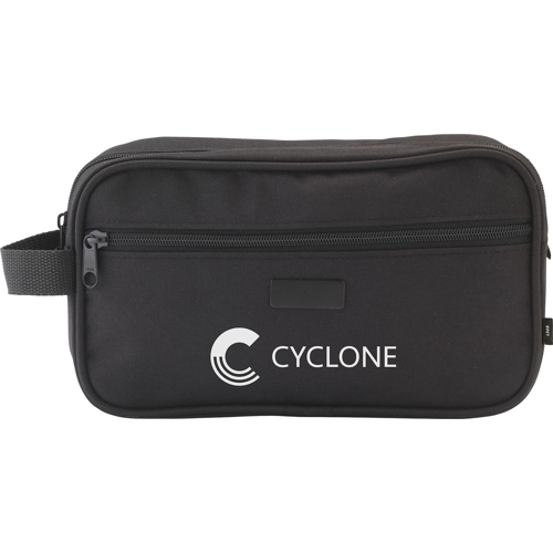 RPET Toiletry Bag Metal Label