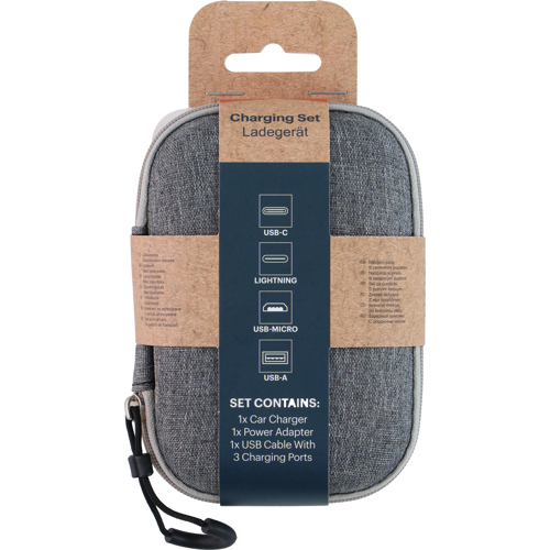Grundig Travel Charging Set - Custom Logo