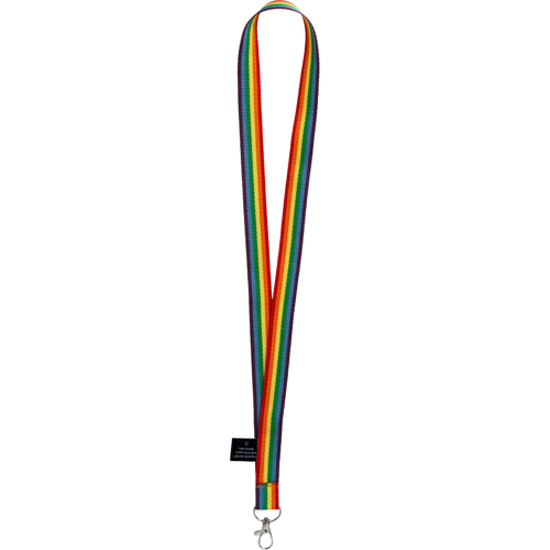 Promotional Rainbow RPET Lanyard GRS Ceretified 