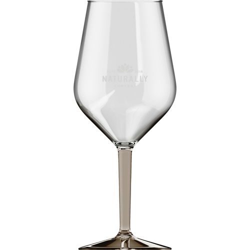 HappyGlass Tritan Plastic Wine Glass (470ml) - Custom Logo