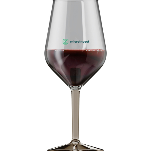 HappyGlass Tritan Plastic Wine Glass (470ml) - Custom Logo