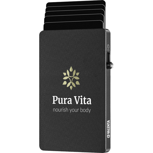 Promotional Valenta Aluminium Card Protector Mag Safe