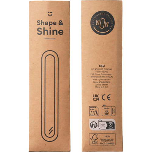 Promotional Bamboo Nail File