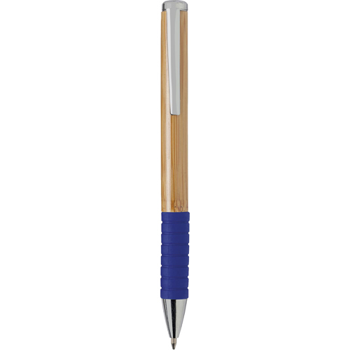 Promotional Bamboo Ballpen With Rubber Non-slip Grip
