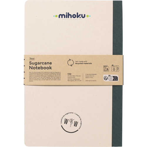 Promotional Sugarcane Notebook (approx. A5)