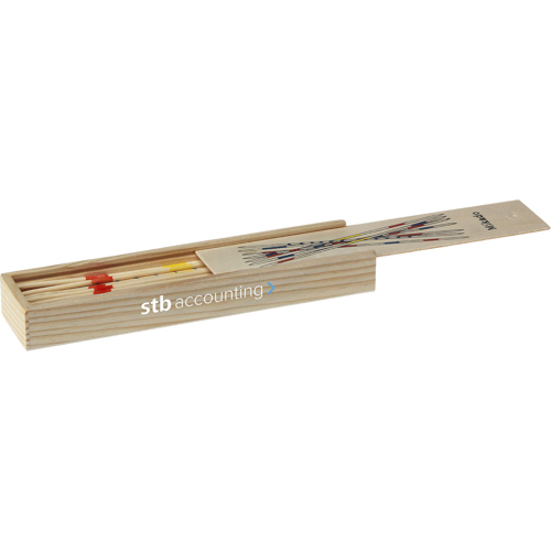 Branded Mikado Game Wooden Box