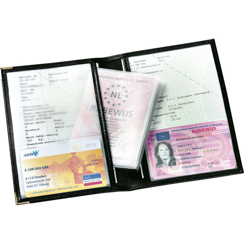 Custom Car Document Wallet Faux Leather