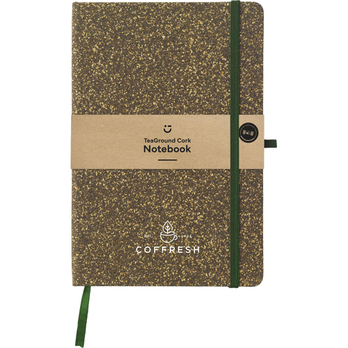 Promotional Tea And Cork Notebook (approx A5) - FSC Certified Paper