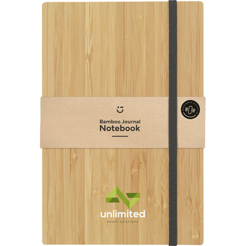 Bamboo Notebook With Naked Spine (approx A5) FSC Certified