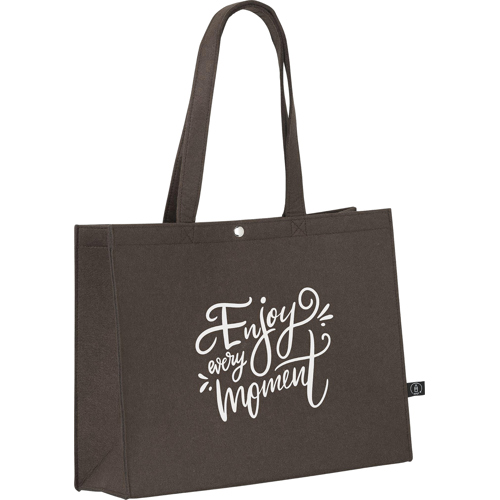 Promotional RPET Big Felt Shopper - GRS Certified 
