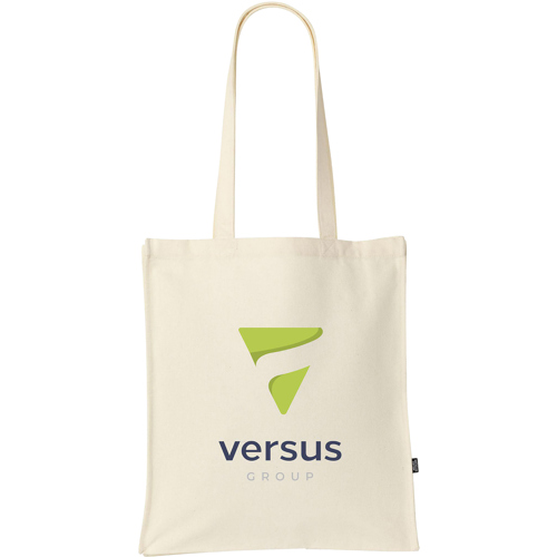 Recycled Canvas Shopper Tote Bag (340gsm/9.4oz) - GRS Certified