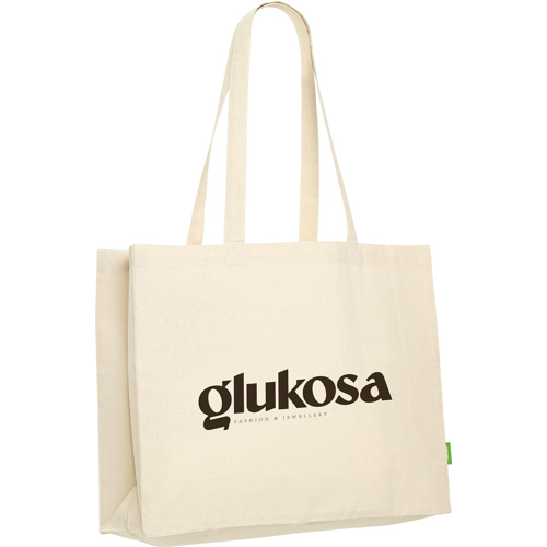 100% Organic Cotton Shopping Bag (180gsm/5.3oz) 