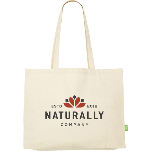 100% Organic Cotton Shopping Bag (180gsm/5.3oz) 