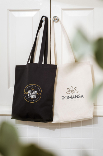 Recycled Branded Cotton Canvas Bag (260gsm/7.6oz) GRS Certified